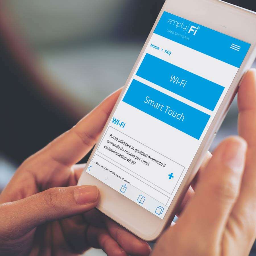 Con l’app Candy simply-Fi puoi controllare tutti i tuoi elettrodomestici connessi dallo smartphone, anche quando non sei a casa.