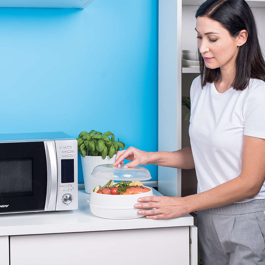 Cómo cocinar verduras al vapor en el microondas