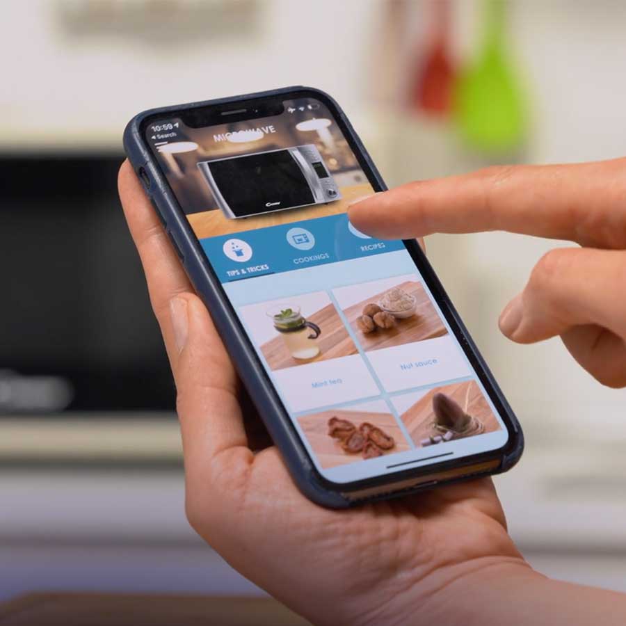 Cómo sacarle el máximo partido a tu microondas conectado gracias a la aplicación simply-Fi.