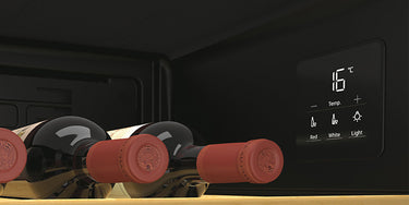 Réglez la température avec l'affichage électronique interne