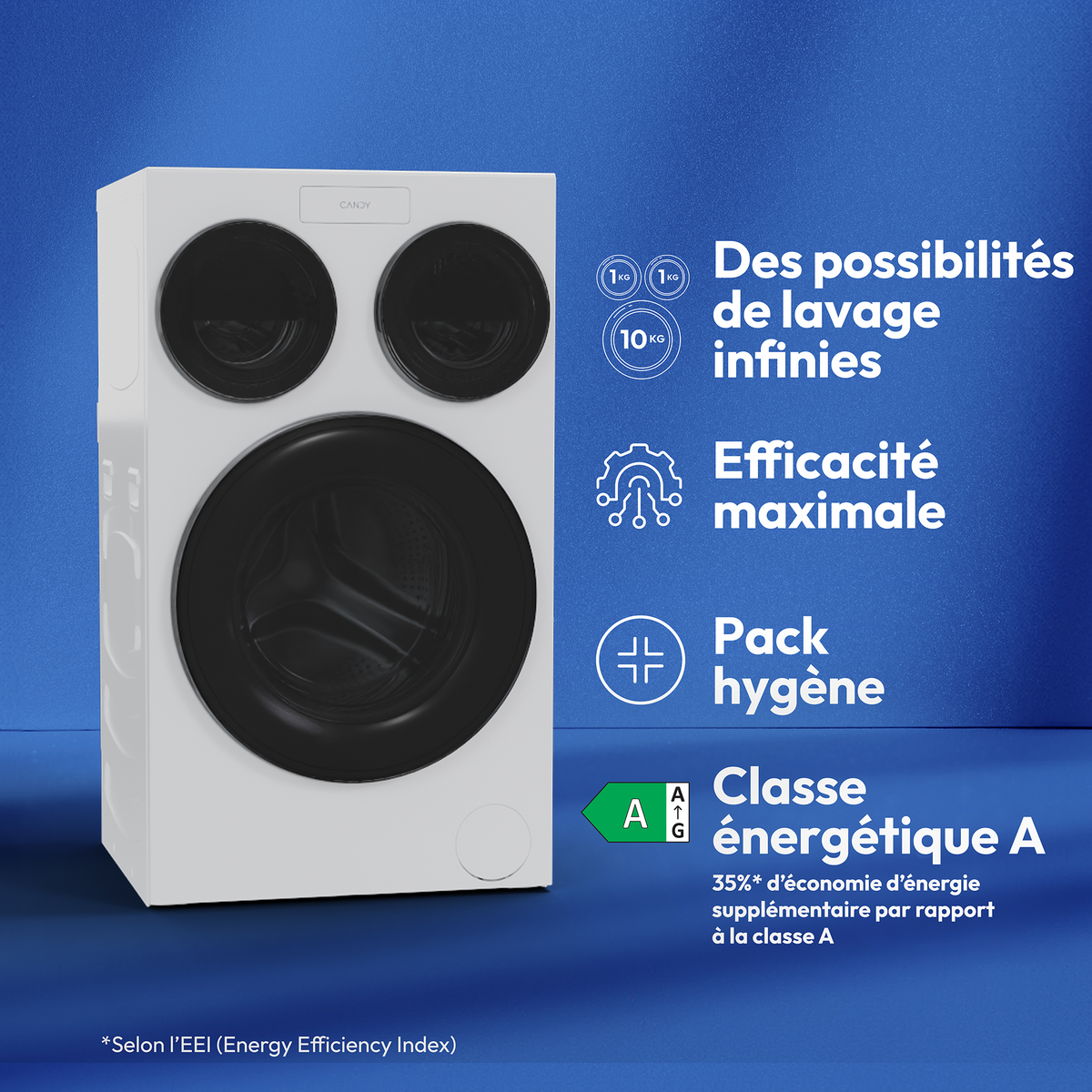 MultiWash - MQD 410CBL9-47 - 31021190 – Candy France