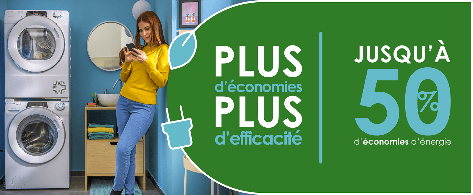 Appareils haute efficacité énergétique Candy : Classe A