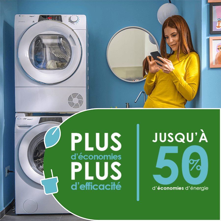 Appareils haute efficacité énergétique Candy : Classe A