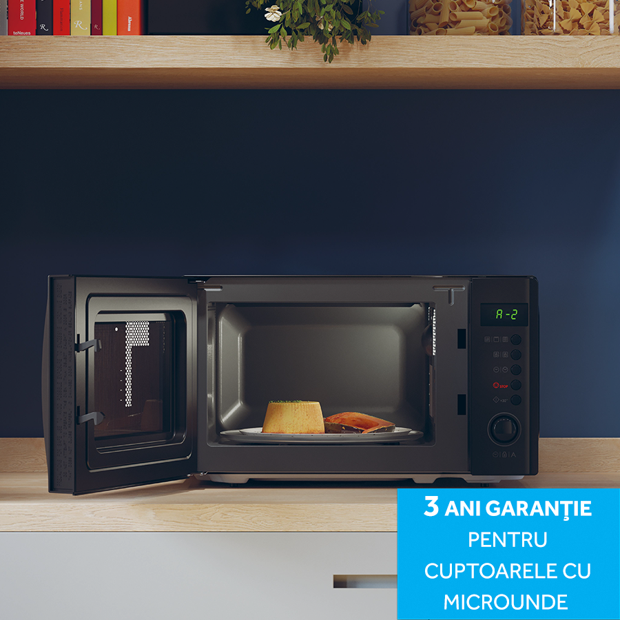 3 ani garantie la cuptoarele cu microunde Candy