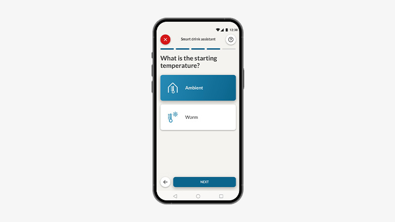 Assistente smart para bebidas