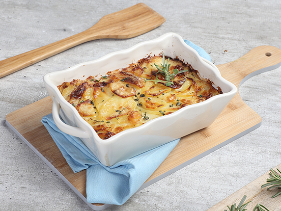 Creamed potatoes timbale