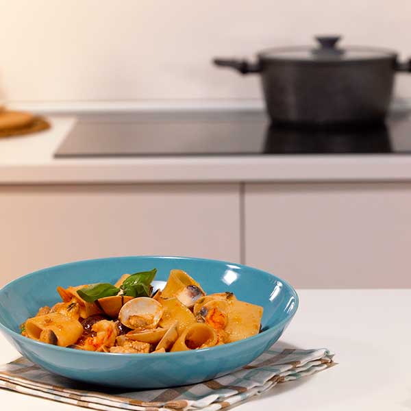 Paccheri with fish ragù