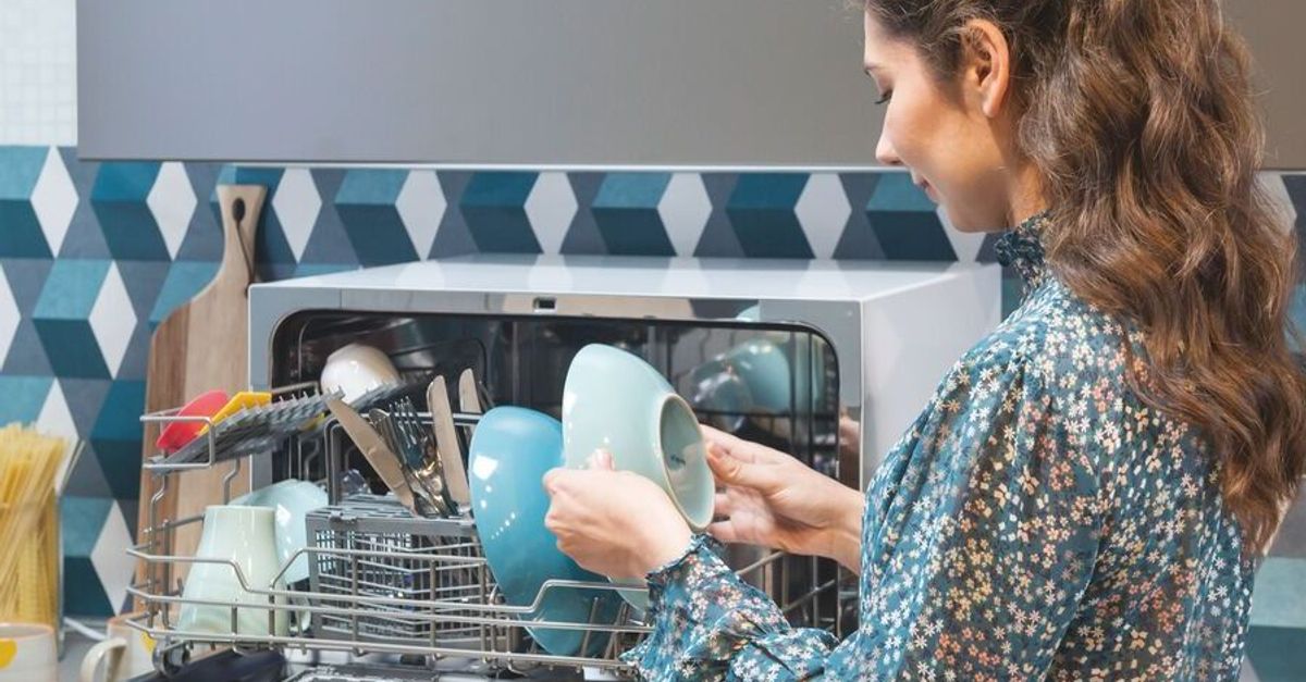 Lavastoviglie Portatile YZTDA - Doppio Ingresso Acqua, 6 Modalità, 42L, Bianco Acciaio - Foto 13