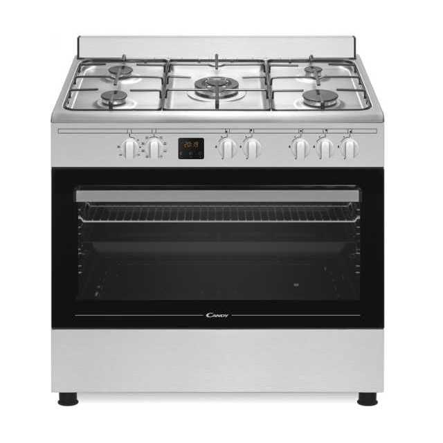 Sporáky s troubou, Volně stojící, Elektrický a plynový, Nerez, Š x H x V (mm) 898x601x787