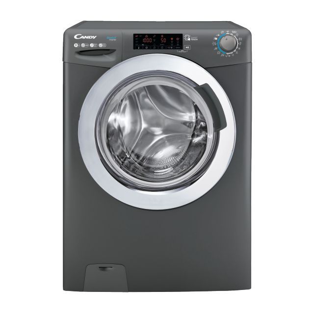 Lave-linge hublot, Pose Libre, 9 kg, Anthracite, 16 programmes