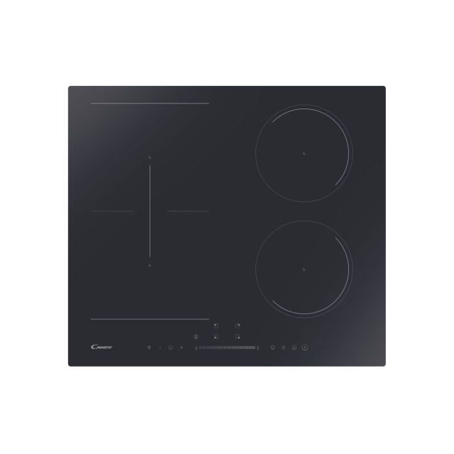 Plaque de cuisson, Induction, 4 zones, Noir, Vetroceramic