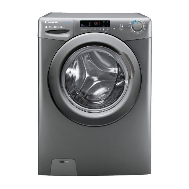 Lave-linge hublot, Pose Libre, 9 kg, Anthracite, 16 programmes