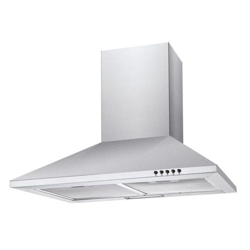 Hood, Wall-mounted, Integrated, Stainless Steel, LED