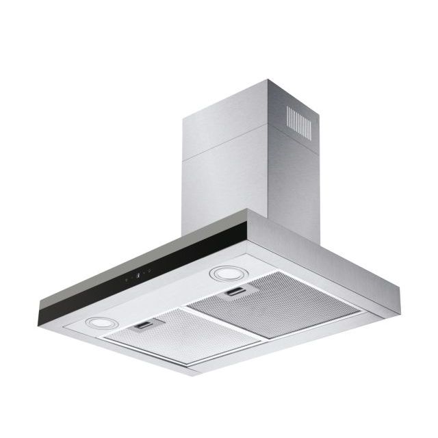 Abzugshauben, Wand-montiert, Freistehende Wand dekorativ, Edelstahl, LED
