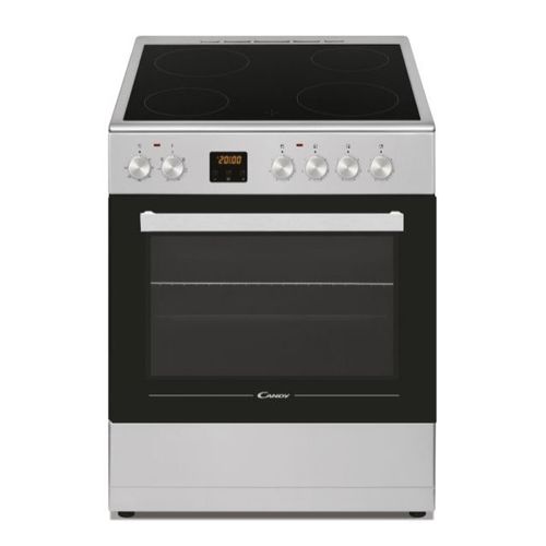 Cookers with oven, Free Standing, All electric, hob Vetroceramic, Stainless Steel