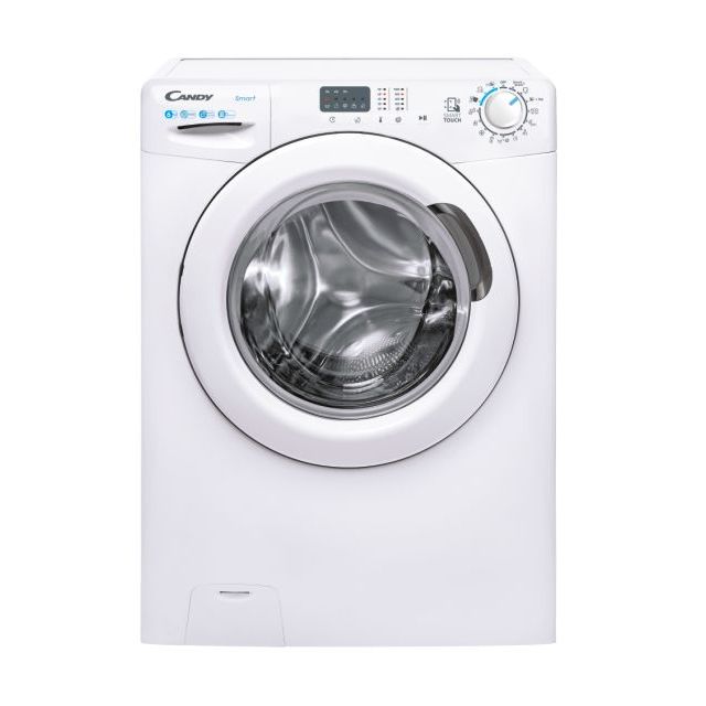 Пральні машини з фронтальним завантаженням, Стоїть окремо, 6 kg, Білий, 16 програм