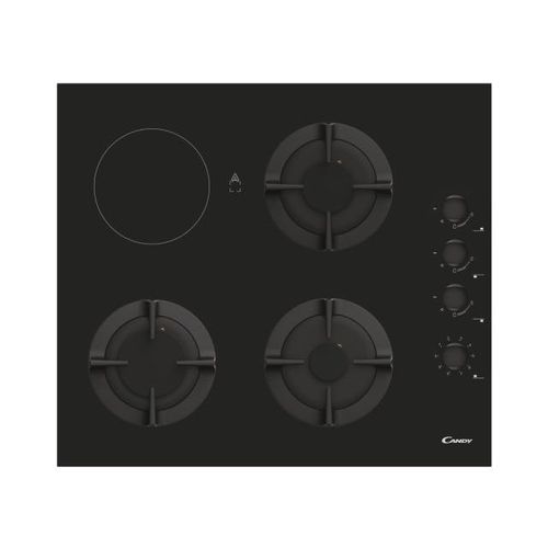 Plite, Mix, 4 zone, Negru, Vetroceramic