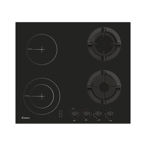 Plite, Mix, 4 zone, Negru, Vetroceramic