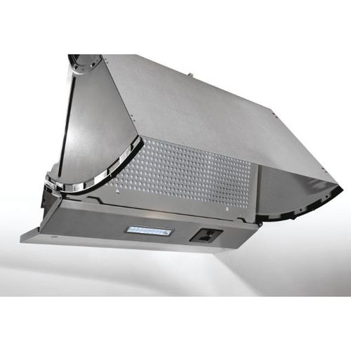 Hood, Built-in, Integrated/Telescopic, Silver, LED