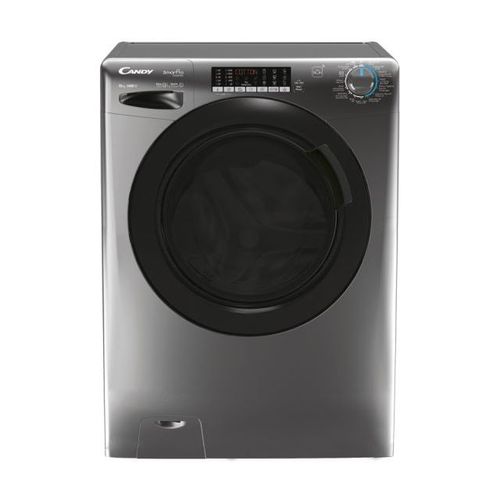 Front loading washing machines, Freestanding, 10 kg, Anthracite
