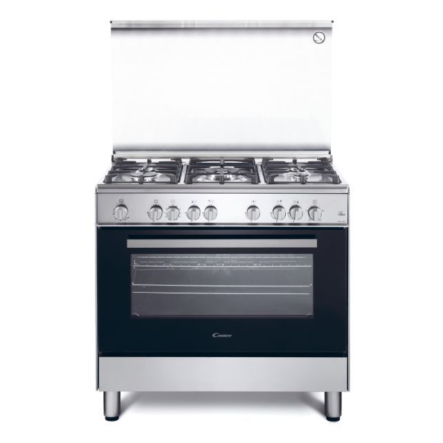 Cookers with oven, Free Standing, Gas, hob Gas, Stainless Steel