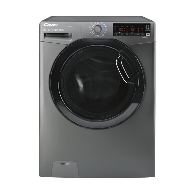 Lave-linge hublot, Pose Libre, 14 kg, Anthracite moulé, 16 programmes