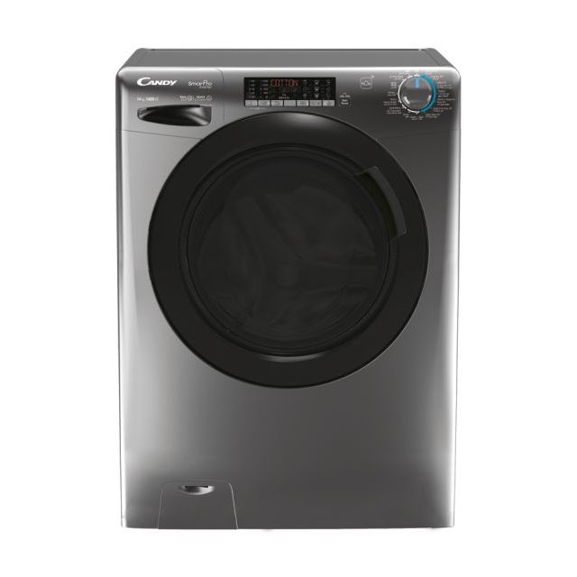 Front loading washing machines, Freestanding, 14 kg, Anthracite