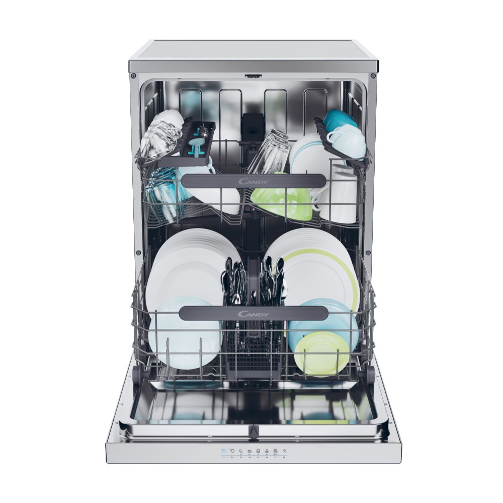 Lave-vaisselle Candy 60 Cm CF4E4F0X - 14 Couverts - Programme Wash&Dry 35 Min - Connexion Wi-Fi