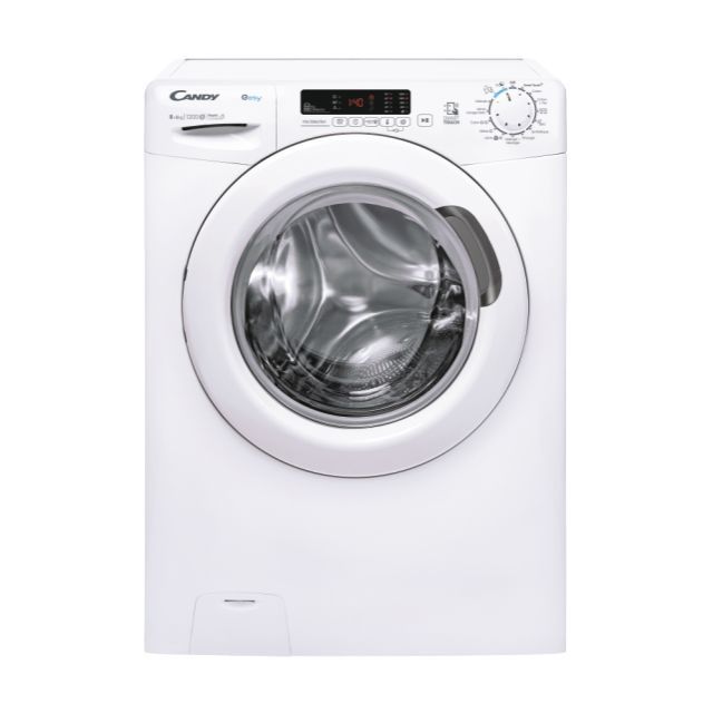 Lave-linge séchant, Pose libre, 8 Kg, 1200 RPM, Classe cycle combiné F