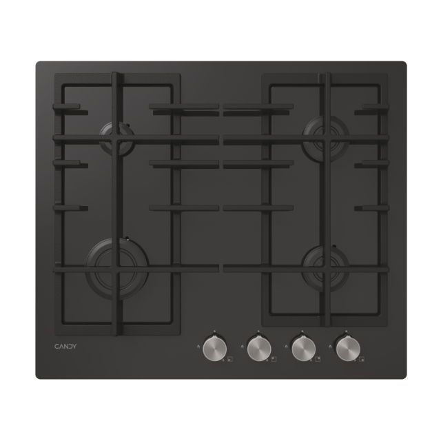 Plite, Gaz pe sticla, 4 zone, Negru, Sticla securizata