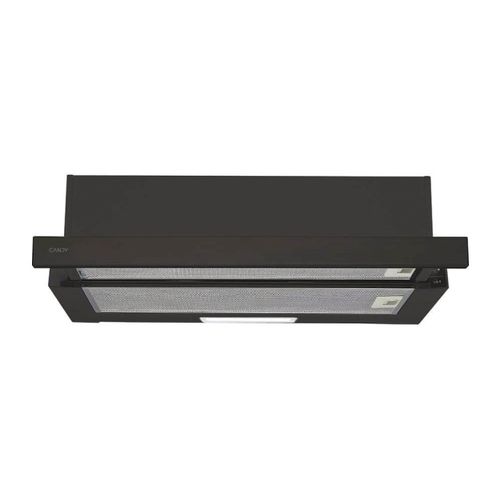 Odsavač par, Vestavný, Vestavný/Teleskopický, LED, Black painted
