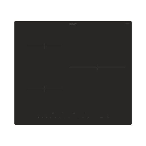 Plaque de cuisson, Induction, 3 zones, Noir, Vetroceramic