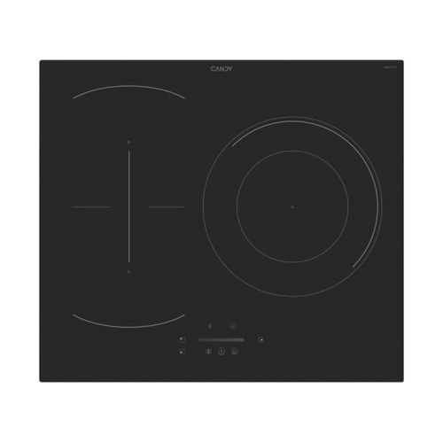 Plaque de cuisson, Induction, 3 zones, Noir, Vetroceramic