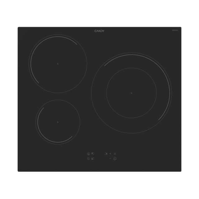 Μαγειρικές Εστίες, Επαγωγικές, 3 θέσεων, Μαύρο, Κεραμικό