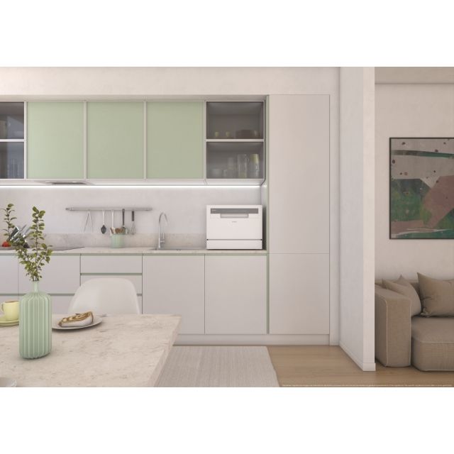 CANDY CP6E51LS 6 sets On-Counter 5 Programs Dishwasher 13 candy cp6e51ls 6 sets on-counter 5 programs dishwasher