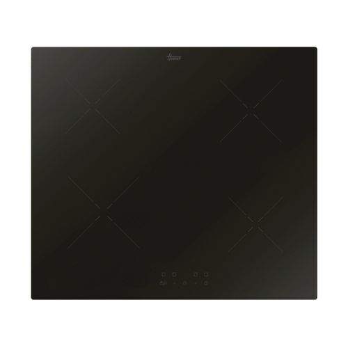Tables de cuisson, Gaz sur verre, 4 zones, Noir, VERRE TREMPE