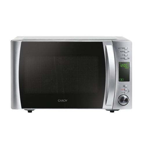 Microondas, Libre instalación, Microondas + Función grill, 22 litros, Acero Inoxidable