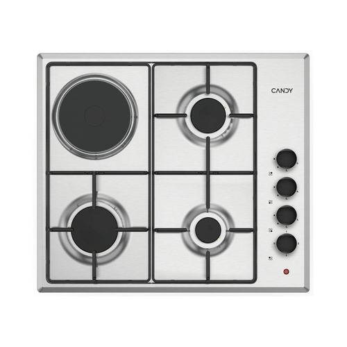 Ploča, Kombinirana, 4 zona, Inox, Nehrđajući čelik