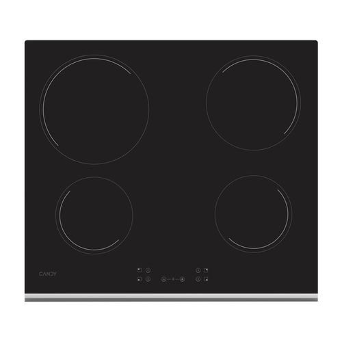 Hobs, Vetroceramic, 4 zones, Black, Vetroceramic