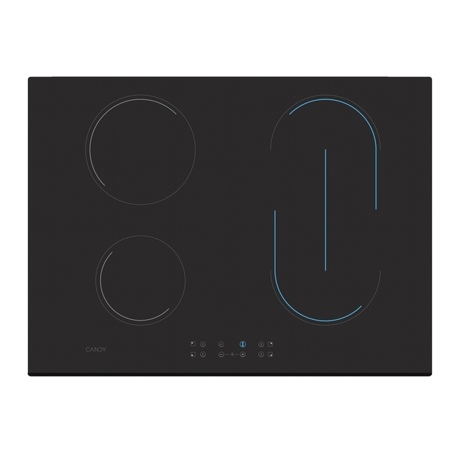 Kochfelder, Elektrisch, 4 Kochzonen, Schwarz, Vetroceramic