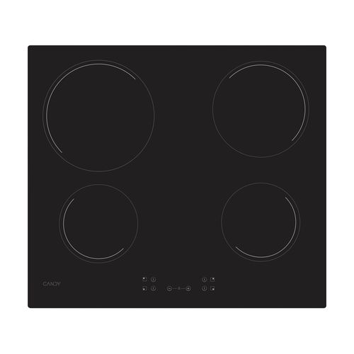 Plite, Vitroceramic, 4 zone, Negru, Vetroceramic
