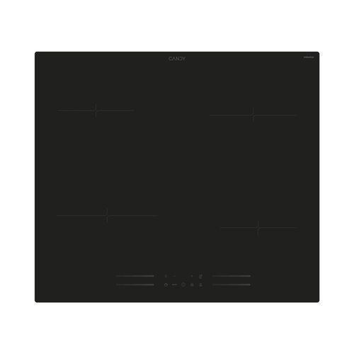 Főzőlap, indukciós, 4 zóna, fekete szín, kerámia felület