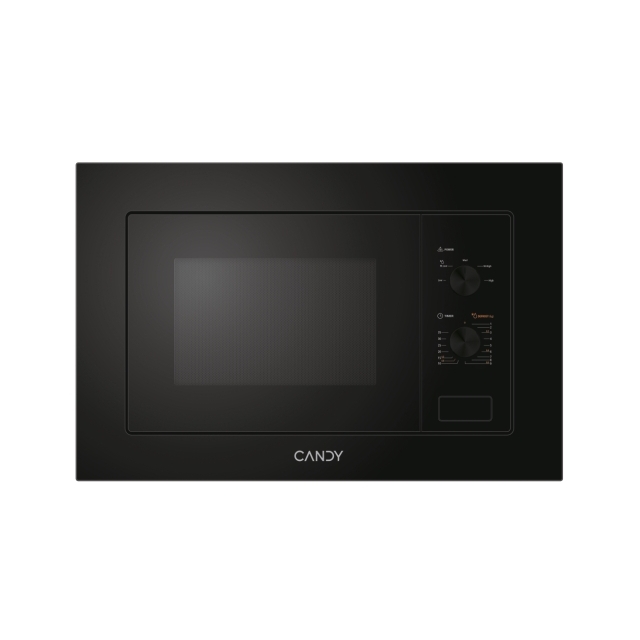 Mikrohullámú sütő, Beépíthető, csak mikrohullámú sütés, 17 liter, fekete szín