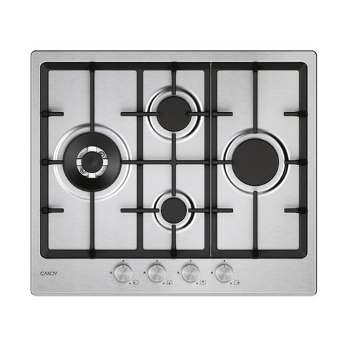 Plite, Gaz, 4 zone, Otel Inoxidabil, Inox plate