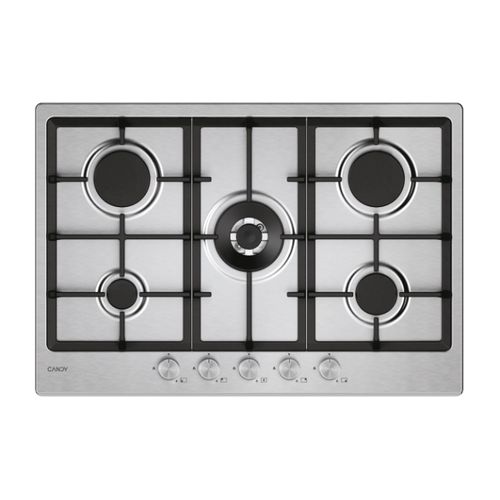 Encimeras De Cocción, Gas, 5 Zonas, Acero Inox, Inox / Acero