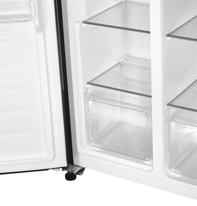 Candy 442L Frost Free American Fridge Freezer - Black