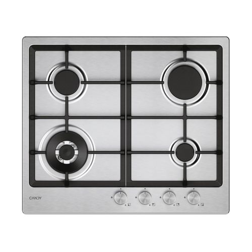 Plite, Gaz, 4 zone, Otel Inoxidabil, Inox/Otel