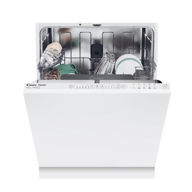 Dishwasher, Full-integrated, 14 place settings, Class C, Advanced remote control and extra content (Wi-Fi + BLUETOOTH®)