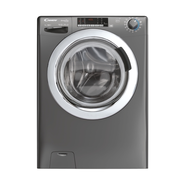 Lave-linge hublot, Pose Libre, 9 kg, Anthracite, 16 programmes
