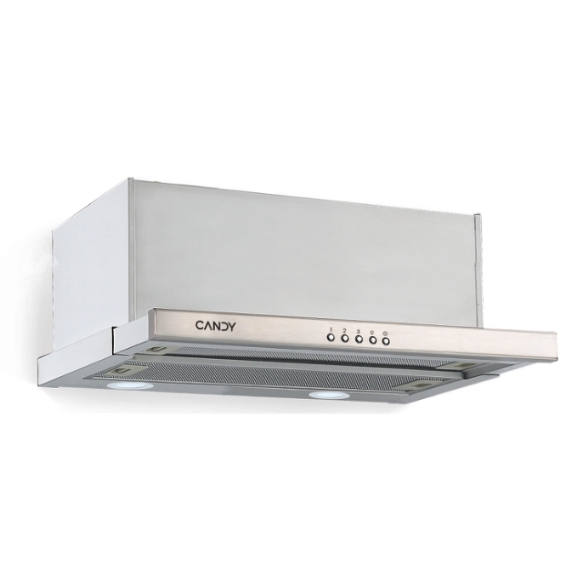 Chaminés, Encastre,, Telescópico, Silver, LED